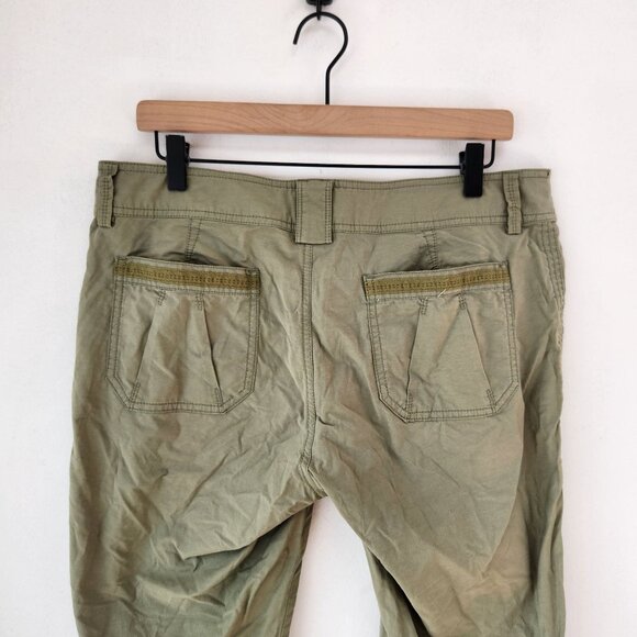Marmot Olive Green Hiking Pants Adjustable Length Outdoors Rugged Women's 10 - Picture 5 of 14